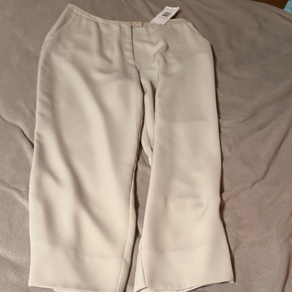 Liz Claiborne Cream Trousers